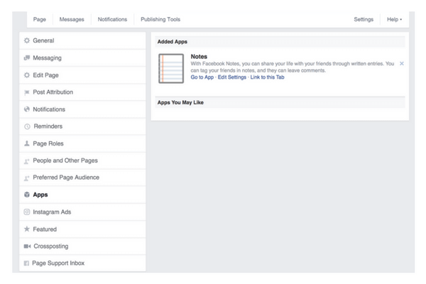 Facebook Notes Screenshot