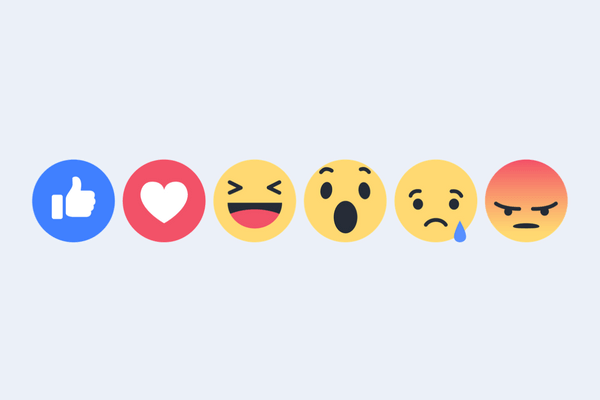 Facebook Reaction Options