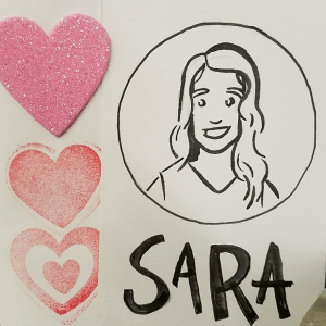 Caricatures of employees for Valentine's gifts 