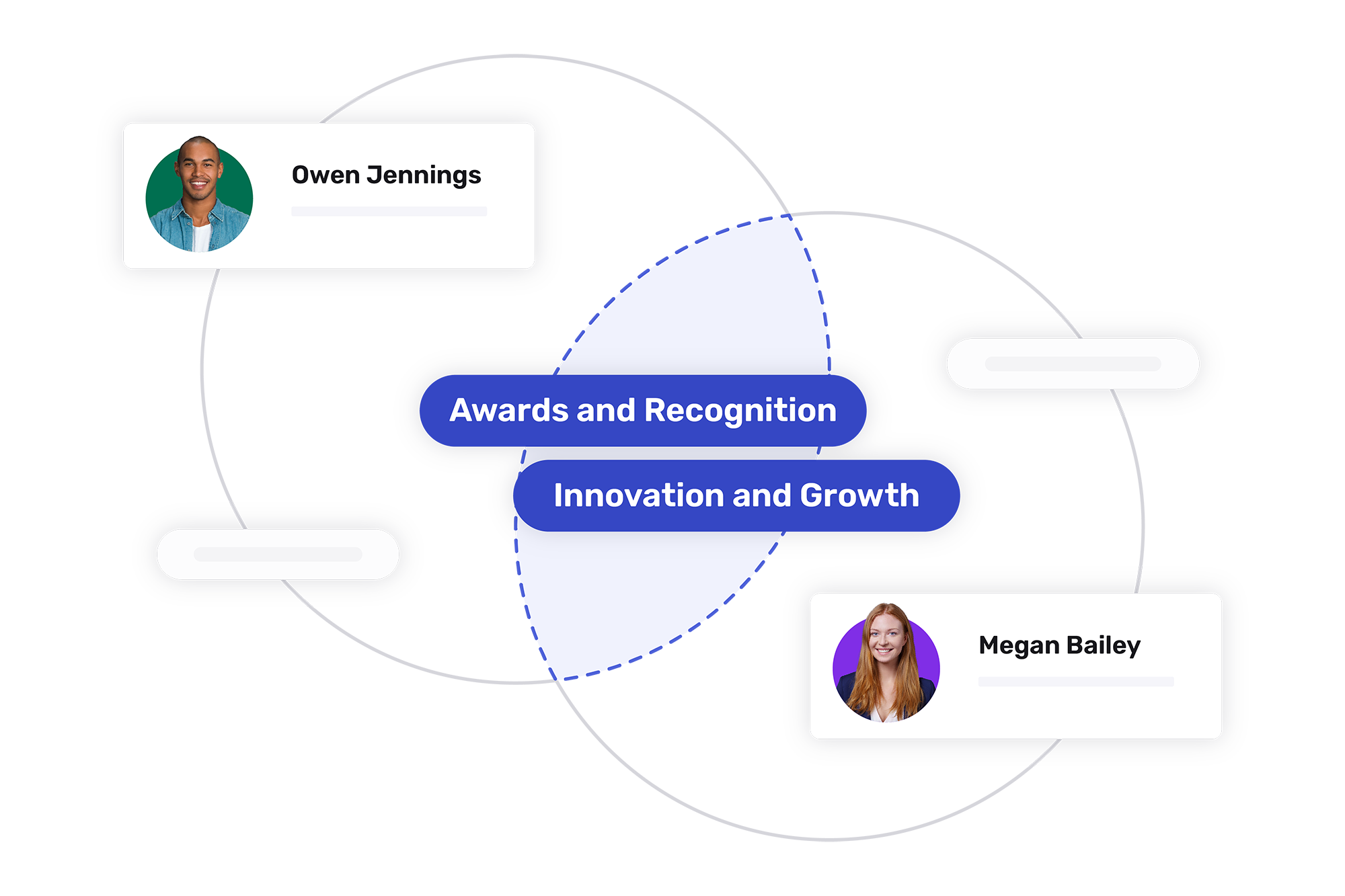 selecting the target audience for a company email update by segment and interests