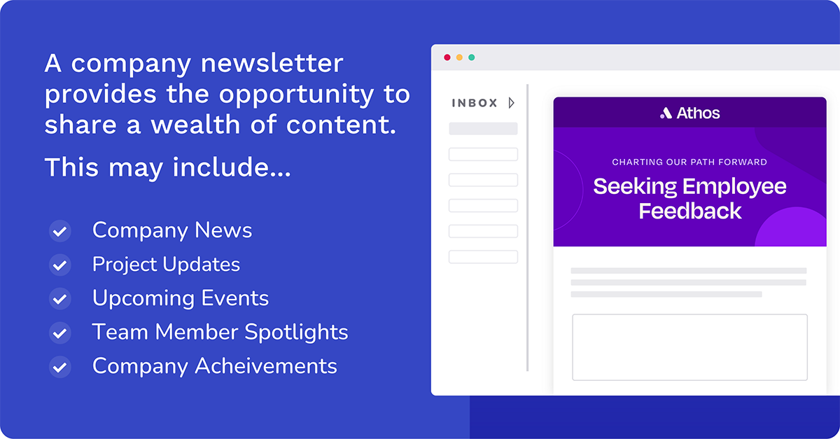 Best Company Newsletter Ideas 2023 Blog Post In Text 2 