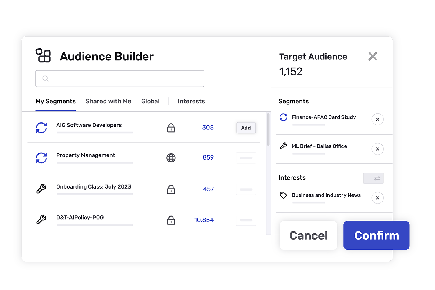 audience builder