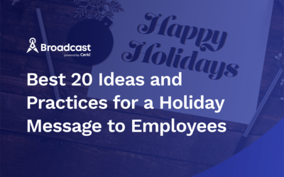 Best 20 Ideas for a Holiday Message to Employees