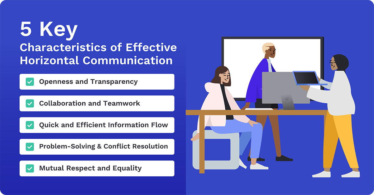 characteristics of horizontal communication