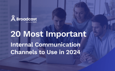 20 Most Important Internal Communication Channels to Use in 2024
