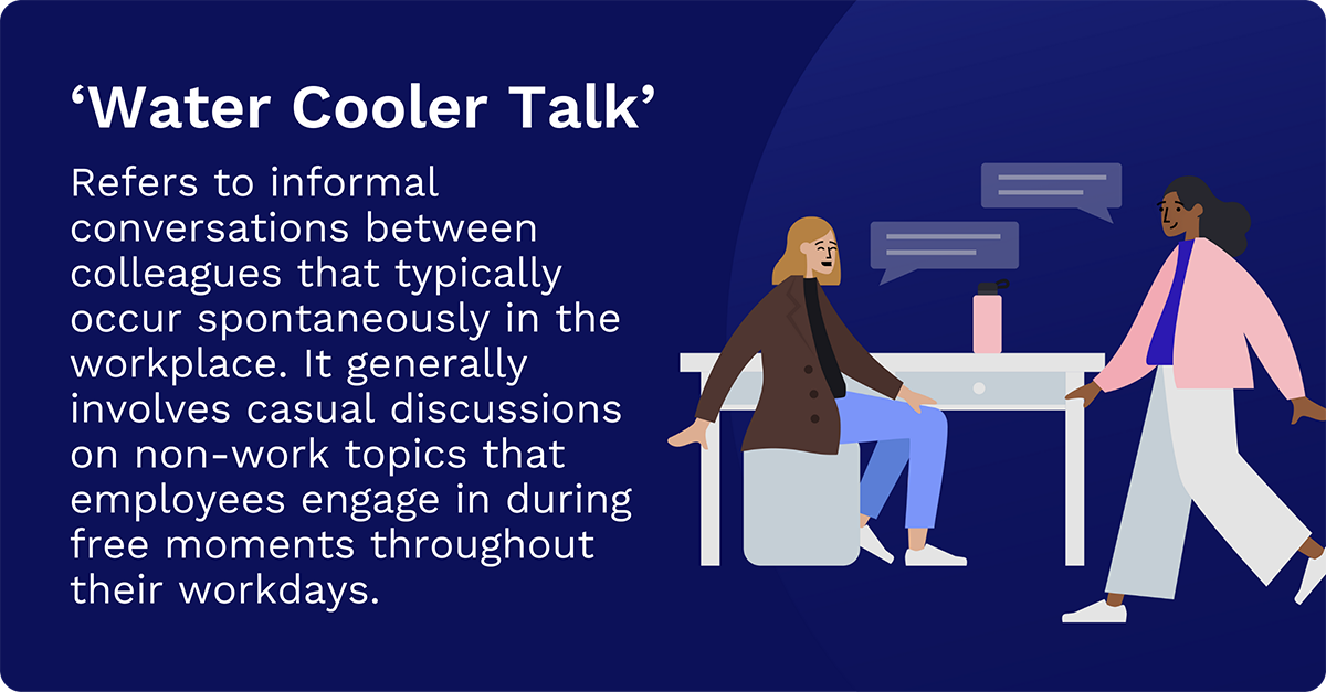 water cooler talk