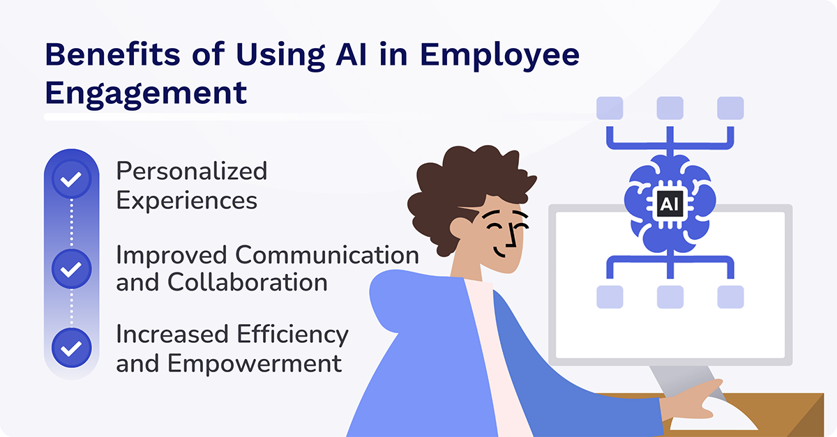benefits of using AI in employee engagement