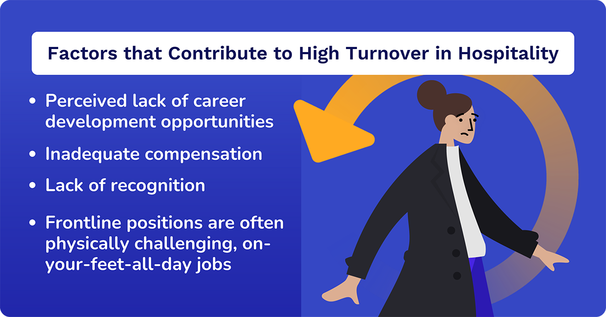 factors contributing to high turnover in hospitality