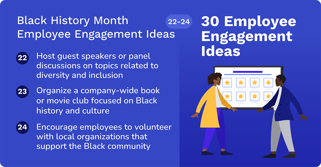 black history month employee engagement ideas 