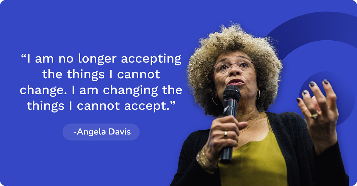 Angela Davis - International Women's day quote
