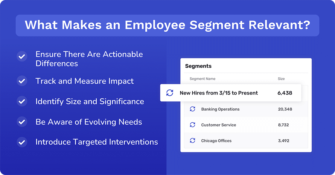 what makes an employee segment relevant