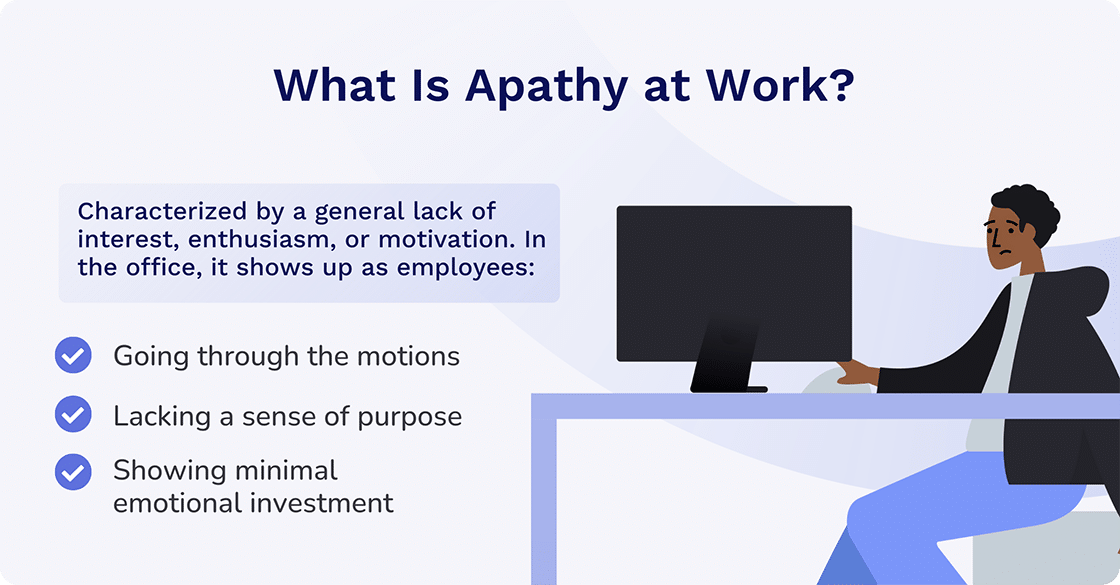 what is apathy at work