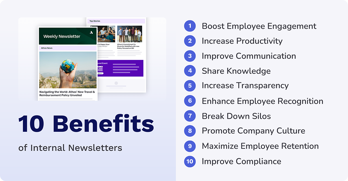 10 benefits of internal newsletters