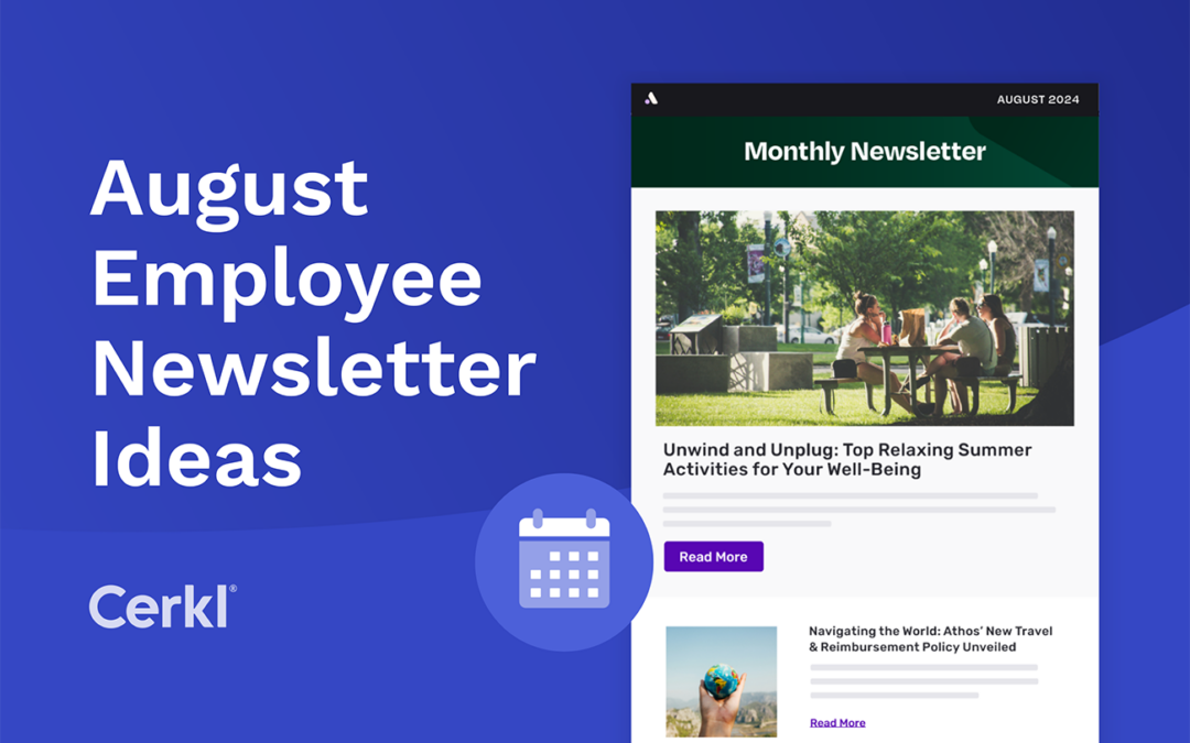 August Employee Newsletter Ideas: Recognition and Summer Fun