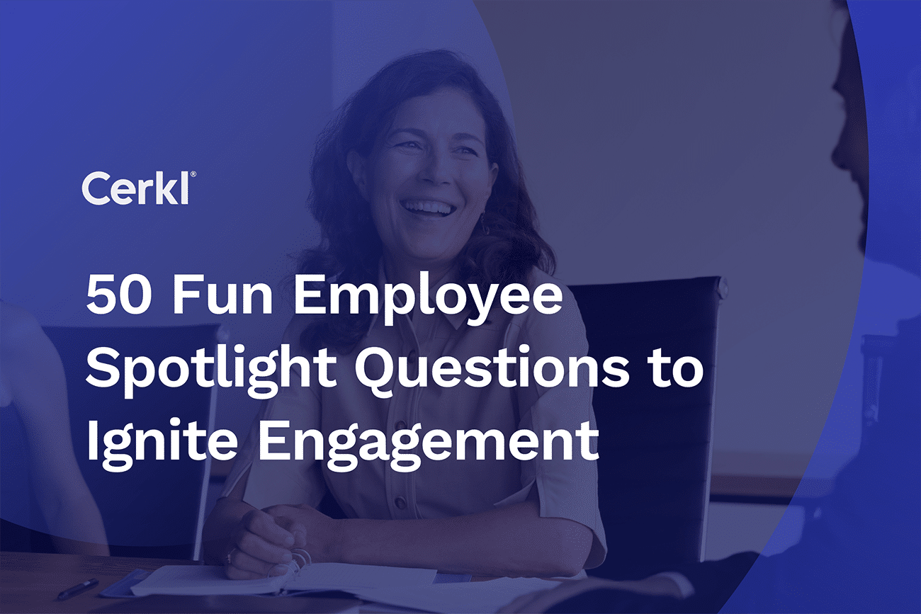 employee spotlight questions cover image