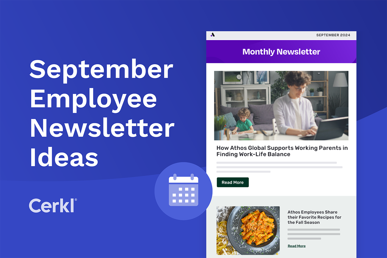 september employee newsletter ideas cover