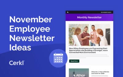 20 November Newsletter Ideas to Make the Most of the Holiday Season