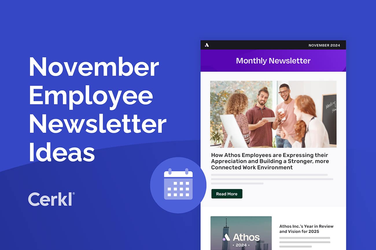 November Employee Newsletter Ideas