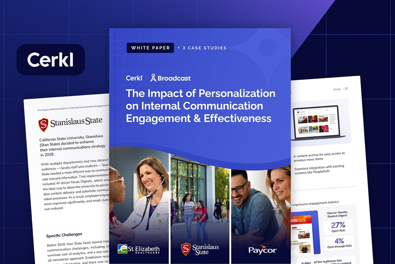 The Impact of Personalization On Internal Communications