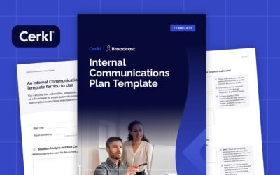 Internal Communication Plan Template