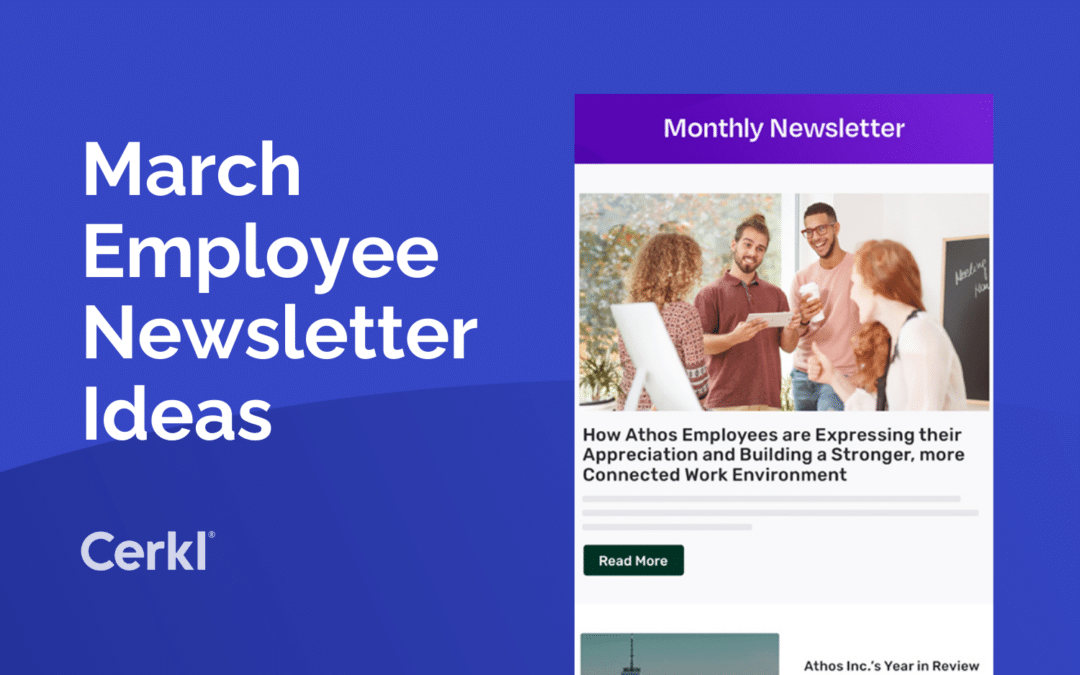 20 March Newsletter Ideas to Keep Employees Engaged