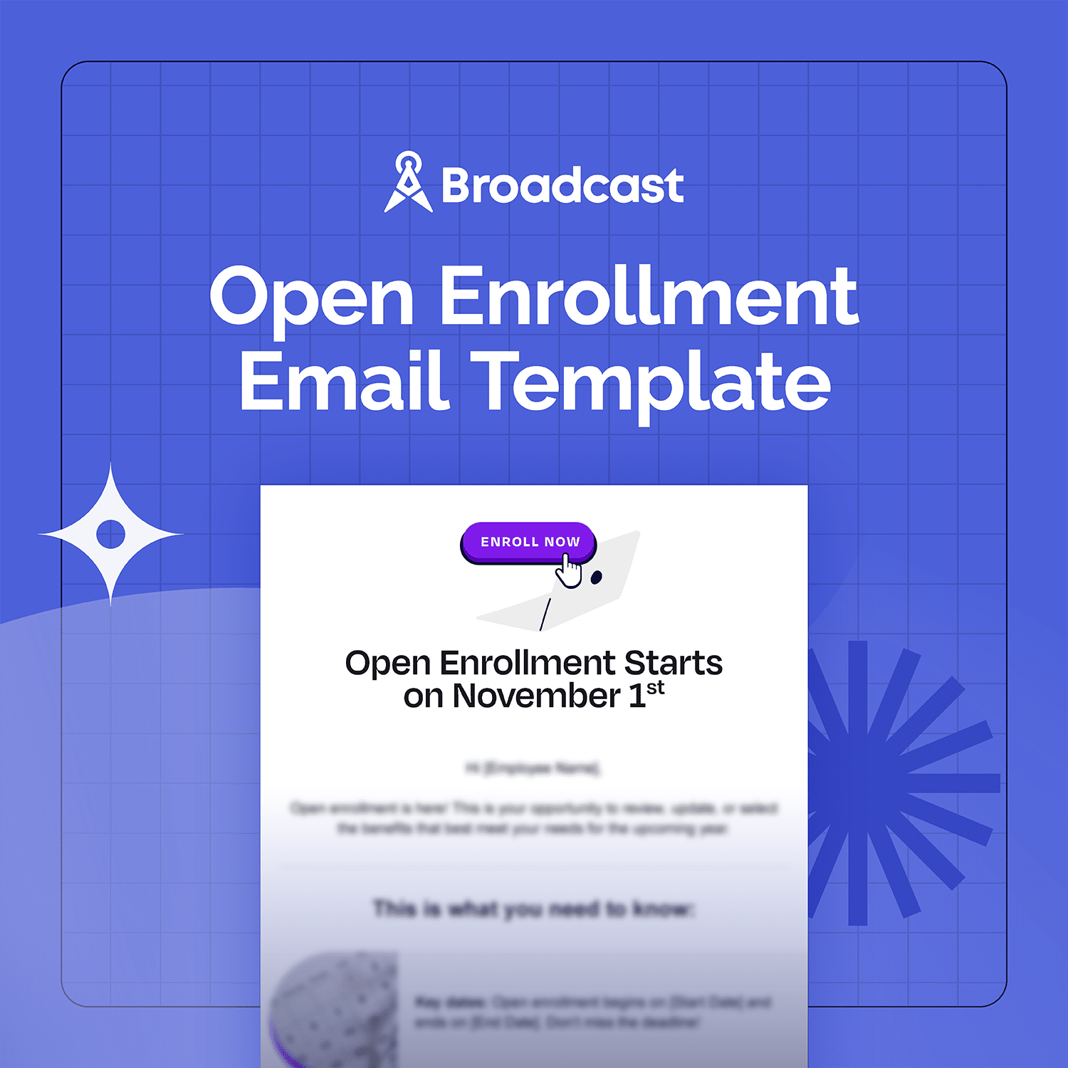 Open Enrollment Email Template